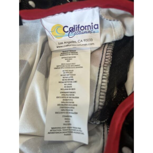 California Costume Creepy Clown Costume Girls Size Small  Halloween Goth Scary‎ - Picture 13 of 14